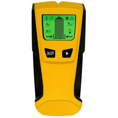 Detector de pared 3 en 1, escáner electrónico de vigas, detecta metal, cables eléctricos, humedad, vigas de madera en paredes, pisos y techos, señal audible, pantalla LCD retroiluminada.