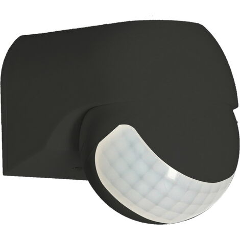 Detector de superficie PRESENCE & TWILIGHT IR Negro - 400Wmax Arlux Lighting