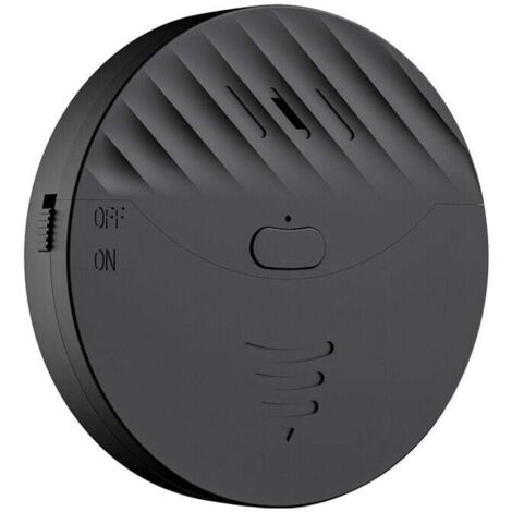 Detector de vibración KZQ con nivel de sonido de 130 dB y sensibilidad a la luz LED ajustable para ventanas negras (paquete de 1)