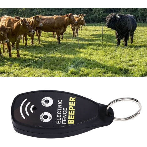 Detector de voltaje portátil para cercas eléctricas con sonido de pitido y luz roja para agricultura y jardinería.
