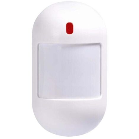 Detector infrarrojo inalámbrico ZVD de 433 MHz, detector antirrobo, alarma inalámbrica para el hogar, detección de movimiento por infrarrojos, alarma infrarroja enchufable.