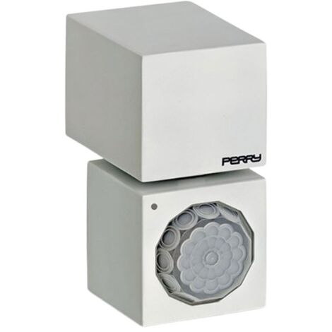 Detector infrarrojo mural Perry CUBE IP54 blanco 1SPSP003B