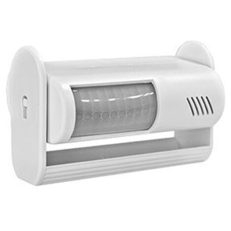 DETECTOR MOVIMIENTO LED SUPERFICIE ALARMA AVISADOR