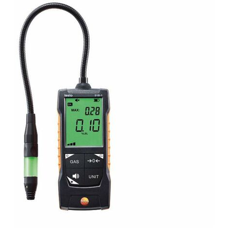 Detektor für brennbare Gase 316-1 mit Display - TESTO - 0560 3162