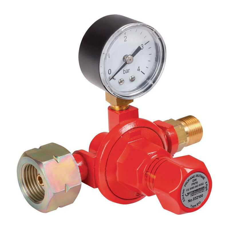 Détendeur à propane 0.5 - 4 bar G 3/8 po. LH ROTHENBERGER INDUSTRIAL