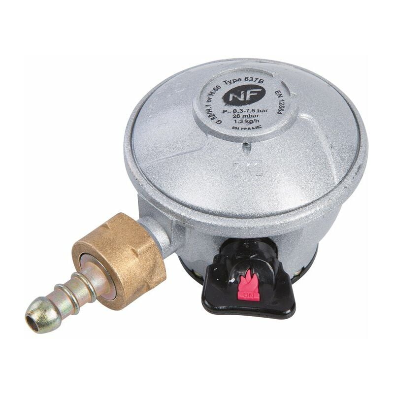 Favex - Détendeur gaz butane à sécurité - Pour bouteille Elf-Malice, Twiny