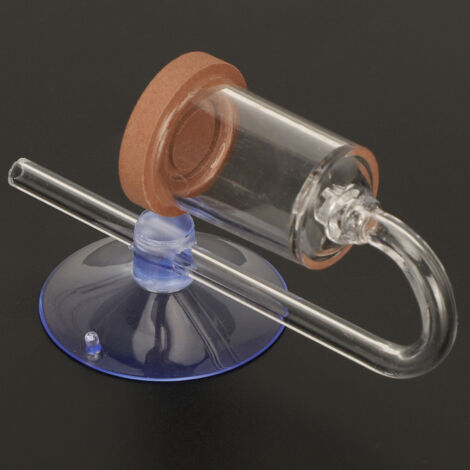Détendeur CO2 Aquarium Compteur de Bulles Diffuseur de Brouillard pour Plantes Aquatiques Transparent