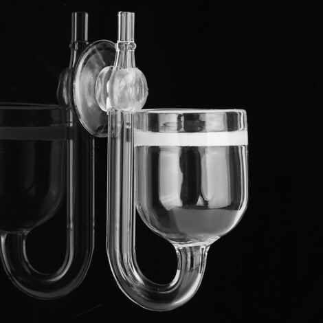 Détendeur de CO2 en Verre Transparent pour Aquarium Plantes Aquatiques Équipement de Diffusion de CO2 Tube Droit AUTRES