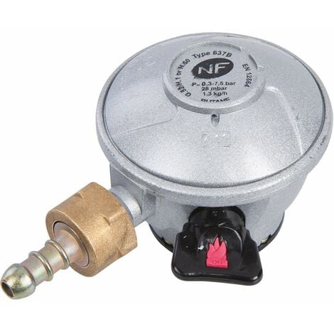 Détendeur gaz butane NF valve / filetage tétine blister - DG170/B - Ribiland