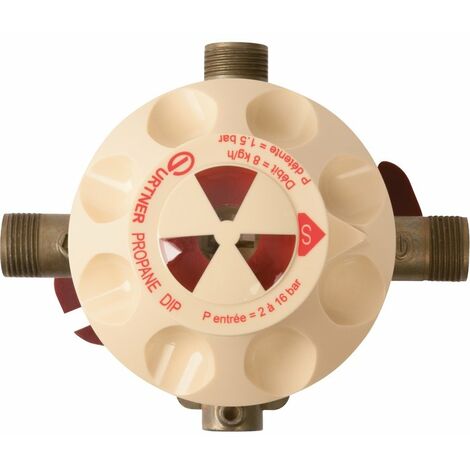 Détendeur gaz propane - Inverseur automatique Dip - Gurtner