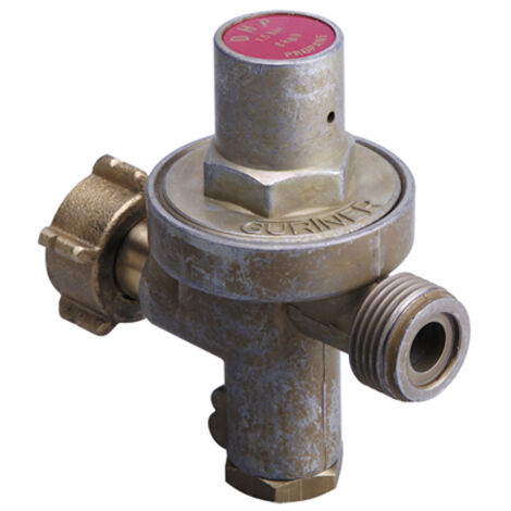 Détendeur haute pression fixe propane 8kg/h - 1,5 bar - entrée écrou bouteille - sortie M20x150 - Gurtner