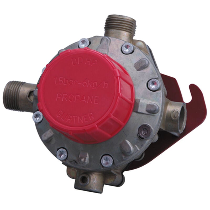Double détendeur haute pression Gurtner 6kg/h 1,5bar avec limiteur de pression