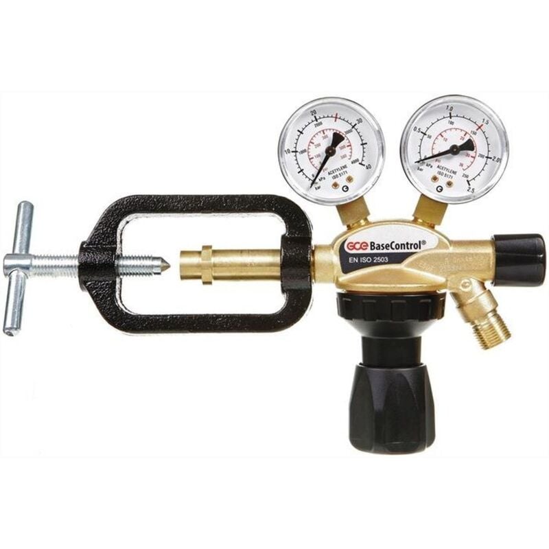 GCE - Détendeur pour bouteilles BaseControl acétylène 25 bar 1 étape