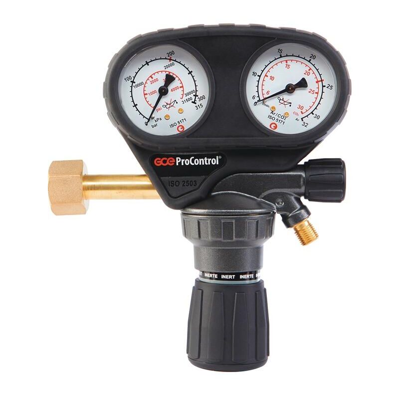 Détendeur pour bouteilles ProControl Argon/CO₂ 200 bar 1 étape 30 l/min