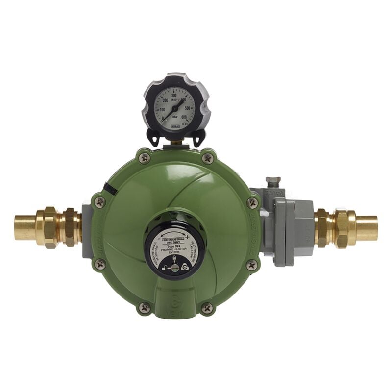 Détendeur Propane réglable - 8-35kg/h - M 3/4"avec manomètre et bonnette - Favex
