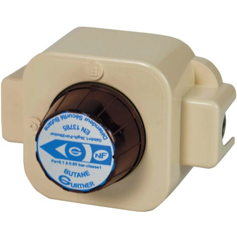 Détendeur Sécurité Butane D.S.B 2.6 kg/h 29mb GURTNER NF EN Classe 2 M20x150 Butane Skin - 14800.03K