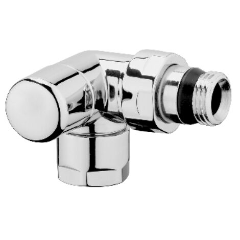 DETENTORE D'ARREDO AD ANGOLO DX CROMO-LUCIDO 3/8 S.F.