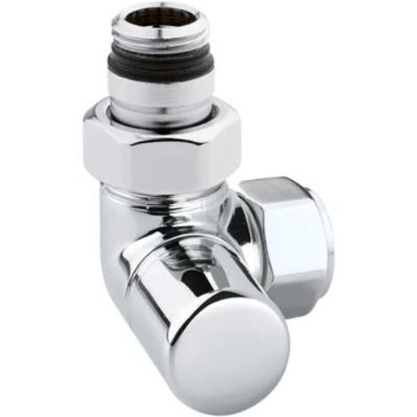 Detentore d'arredo ad angolo sx cromo 1/2 x 24-19  Arteclima