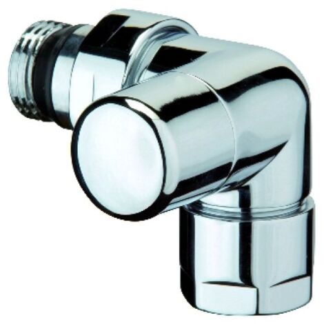 DETENTORE D'ARREDO AD ANGOLO SX CROMO-LUCIDO 3/8&quot