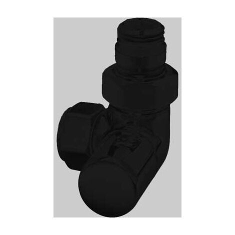 DETENTORI D'ARREDO AD ANGOLO DX HIGH STYLE B  Nero Opaco 1/2 x 2419     ARTECLIMA
