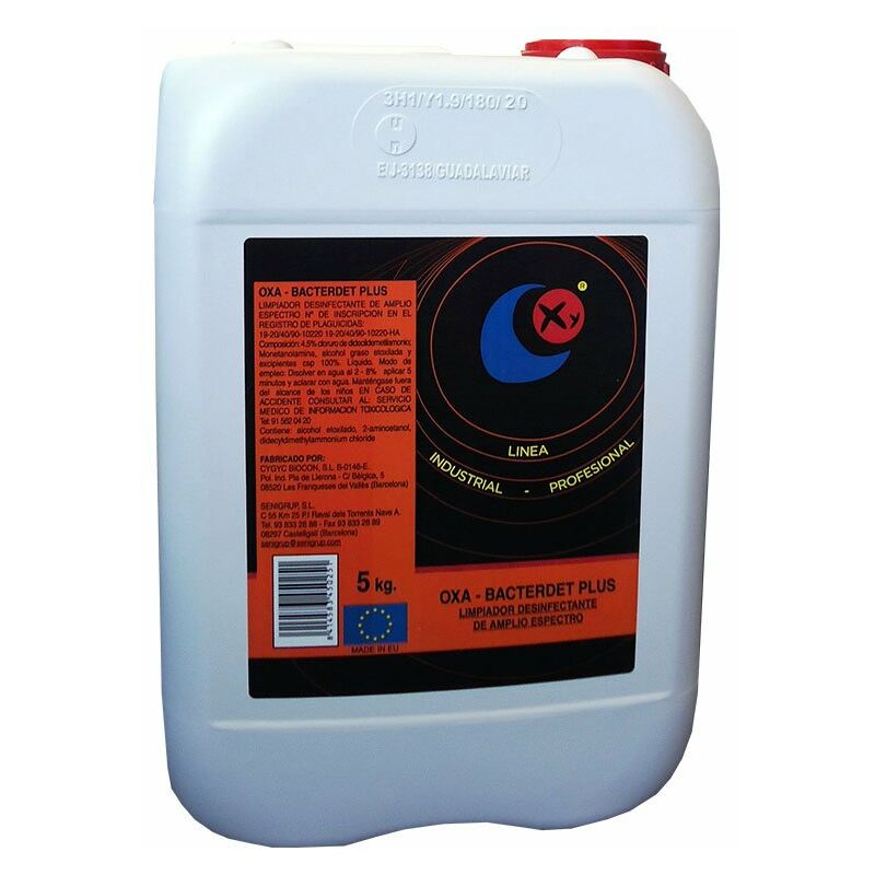 

Deterg./Desinfec.Oxa Baterdet Plus 5 Kg