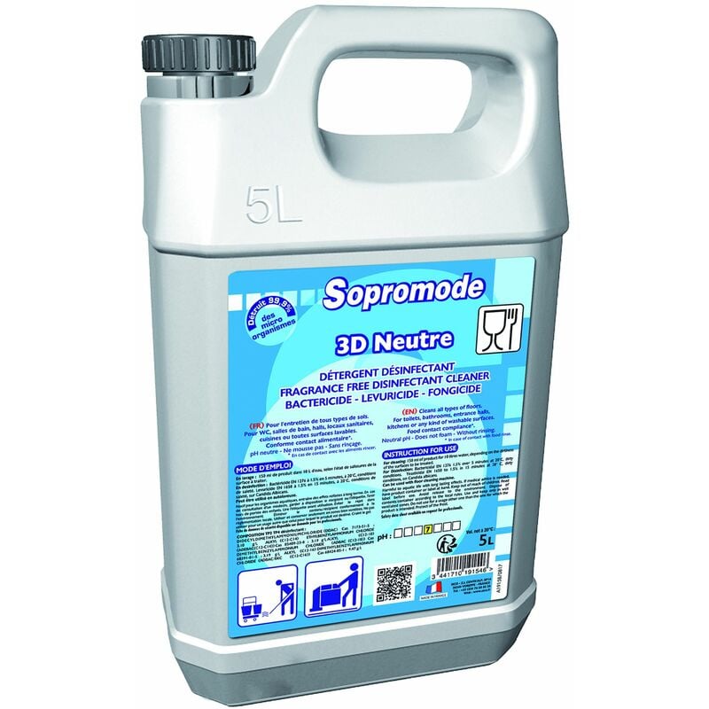 Détergent 3D neutre