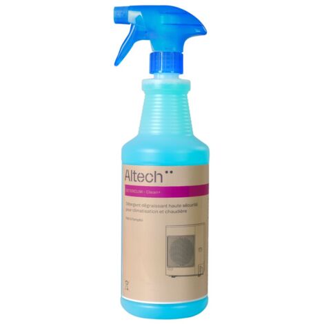 détergent dégraissant - pour climatisation et chaudière - 1 litre - altech 4209457