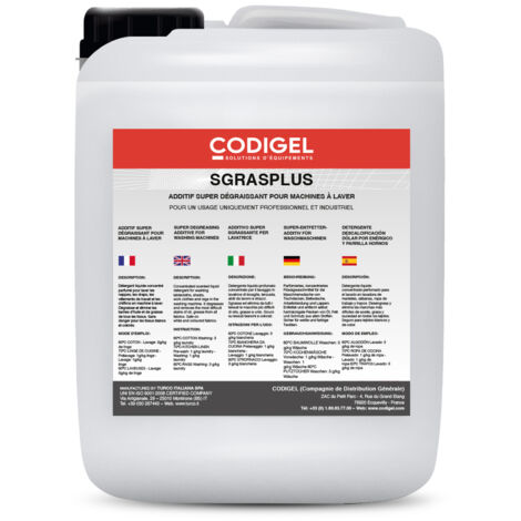 Détergent  Dégraissant Puissant 20 L - Codigel