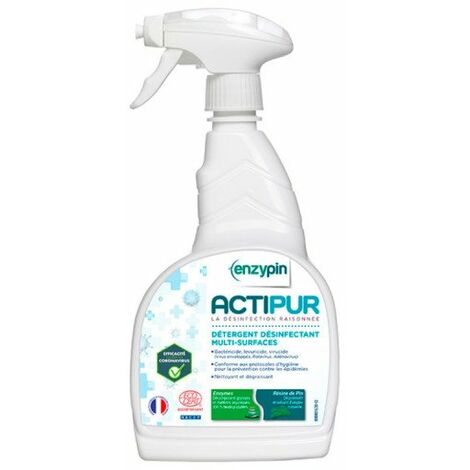 Détergent désinfectant écologique multi-surfaces ENZYPIN - Actipur - 750ml