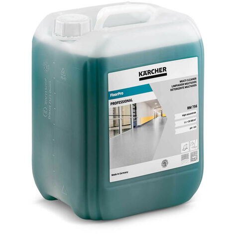 Détergent multisurface rm756 le bidon de 10 litres - KARCHER - Détergent autolaveuse