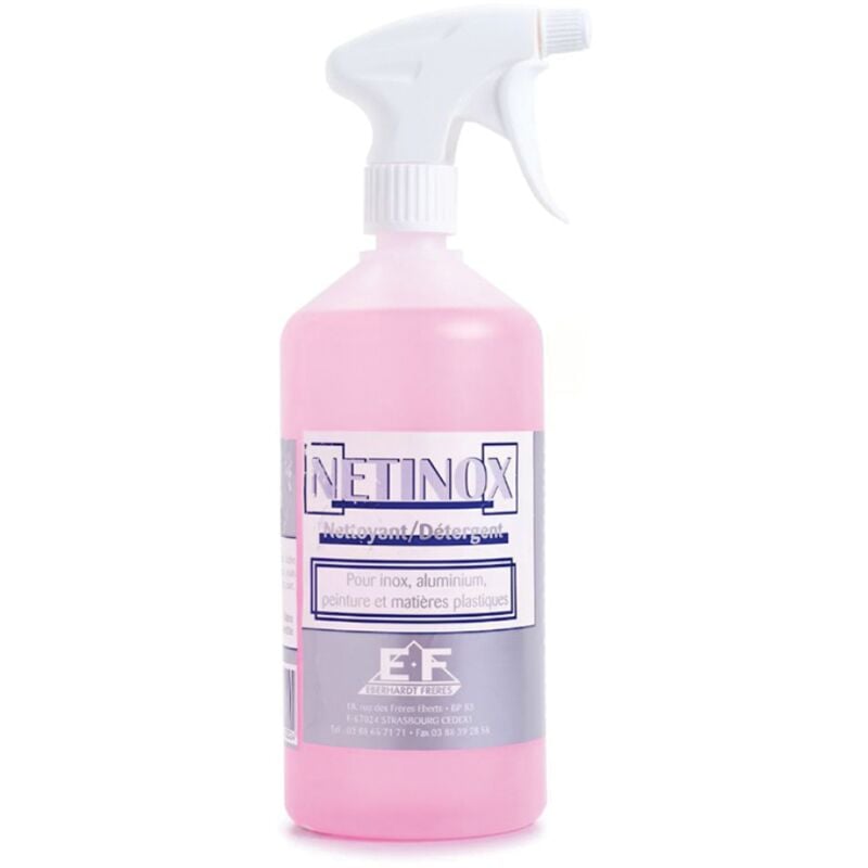 Detergent nettoyage pour inox