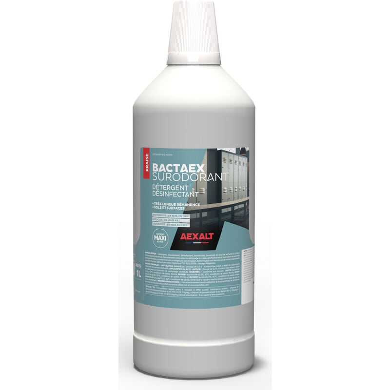 Détergent bactaex surodorant désinfectant désodorisant 1L Aexalt SO015 - Noir