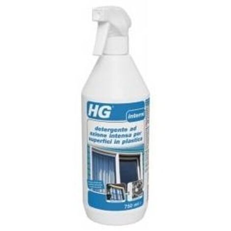 DETERGENTE AD AZIONE INTENSA PER SUPERFICI IN PLASTICA 500ML HG PULIZIA