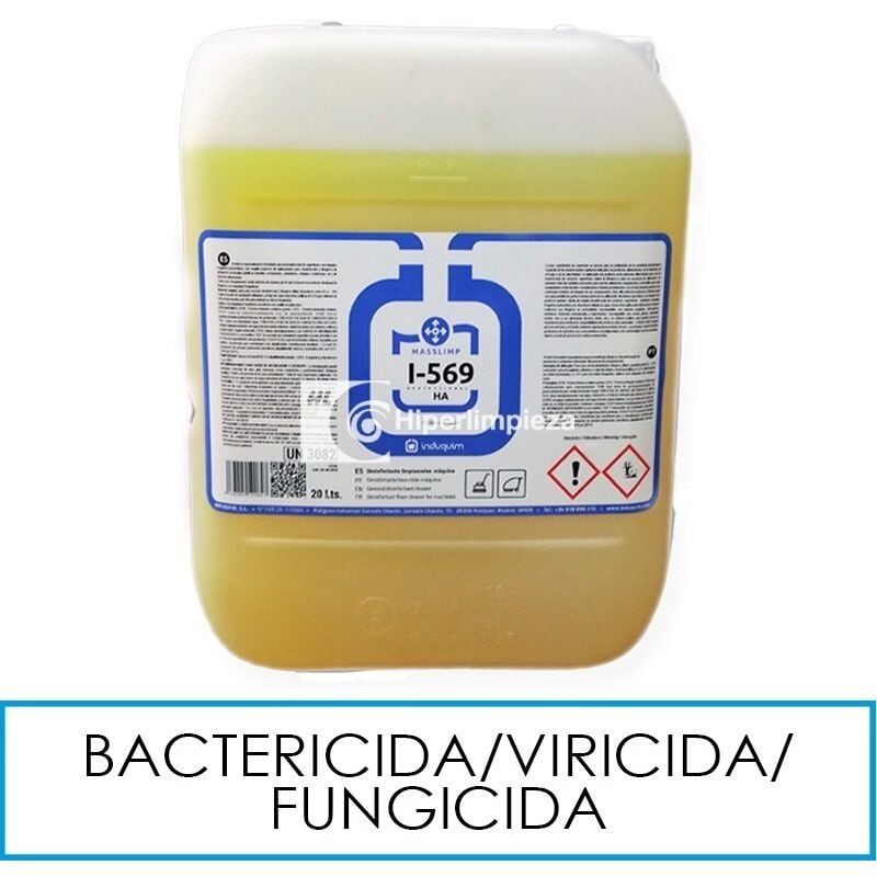 

Hiperlimpieza - Detergente desinfectante I-569 HA fregadora 20L