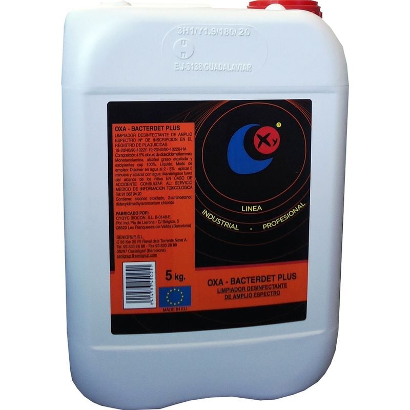 

Detergente desinfectante Oxa-Bacterdet 5 Kg