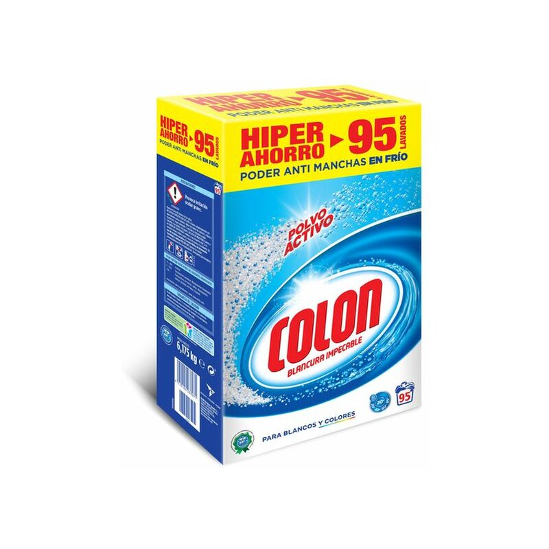 

Detergente en Polvo para la Ropa Colon Activo (95 Dosis)
