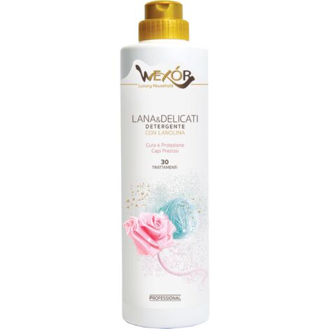 WEXOR LANA & DELICATI DETERGENTE CON LANOLINA CURA E PROTEZIONE CAPI  PREZIOSI 30 TRATTAMENTI 750 ML - PiùMe