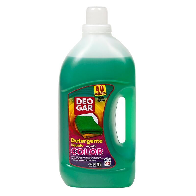 

Detergente líquido Deogar Color (3 L)