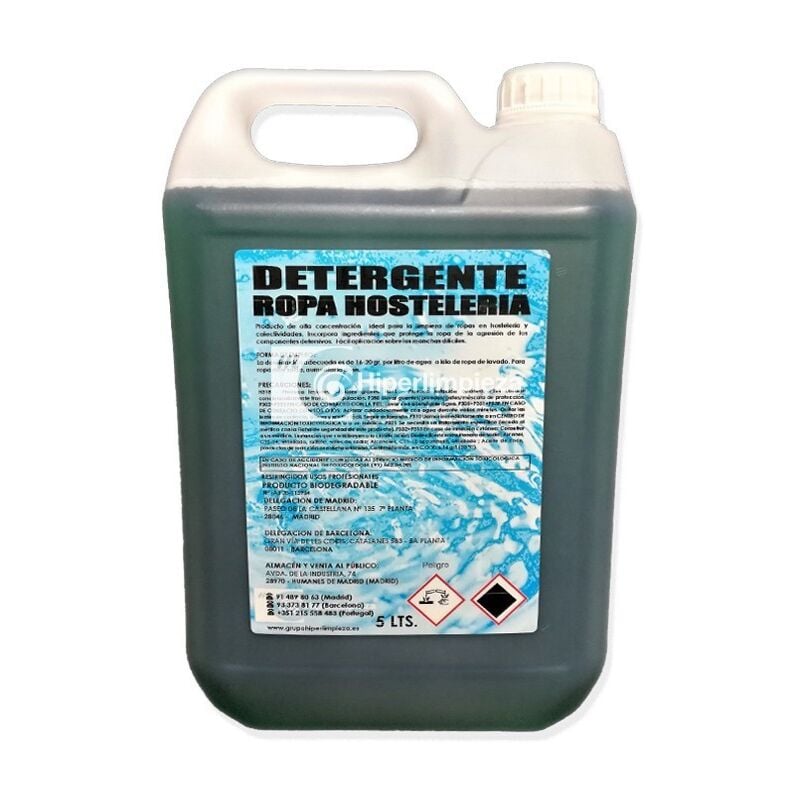 

Detergente líquido lavadoras 5L