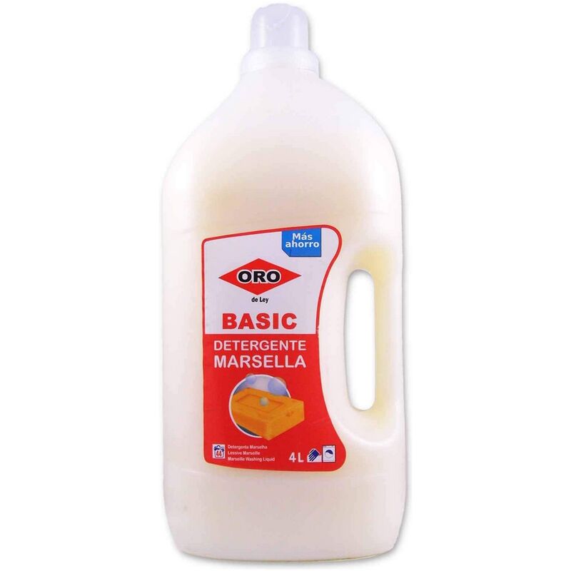 

Detergente líquido Oro Basic Jabón de Marsella (4 L)