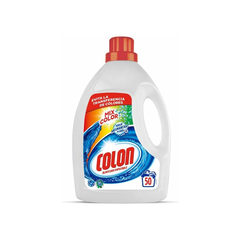 

Detergente Líquido para la Ropa Colon Mixcolor 3,1 L (50 Dosis)