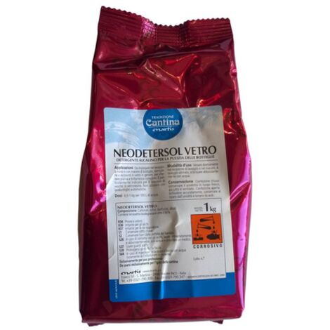 Detergente Neodetersol Per Recipienti In Vetro 1 Kg