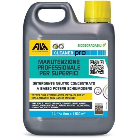 Detergente pavimenti fila cleaner pro cotto porcellatano legno pietra 5 lt