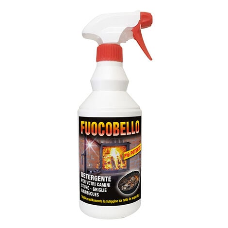 Rhutten 3 x Spray Detergente Sgrassatore Pulitore Anti Fuliggine FULIGGI  Stop 750 ml + Guanto Lavaggio Lana Vulcanizzato in Omaggio - per Pulizia Vetri  Camini Forni Stufe Via Cenere - Made in Italy