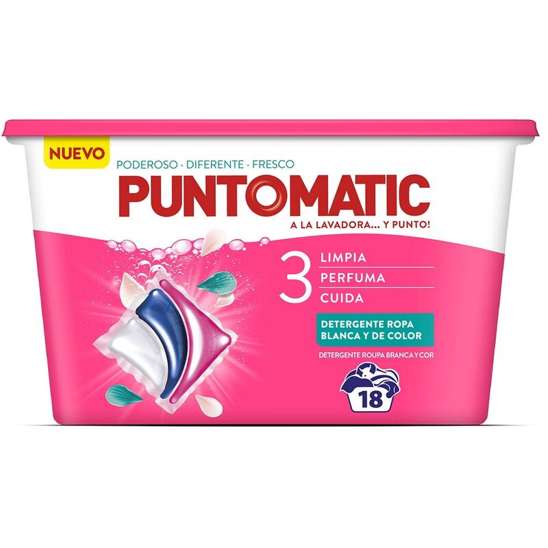 

Detergente Puntomatic Tricaps (18 uds)