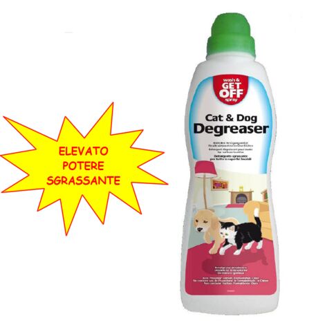Detergente sgrassante anti odore blumen get off cani e gatti