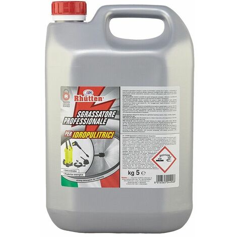 Detergente sgrassatore idropulitrici Rhutten professionale super potente - da 5 Lt