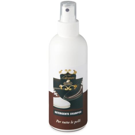 DETERGENTE SHAMPOO PER PELLE CAMOSCIO NABOUK NO GAS 200 ML SET 5 PEZZI - NESPOLI