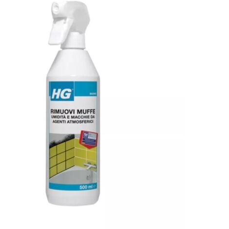 detergente spray hg rimuovi muffe, umidità e macchie da agenti atmosferici 500 ml