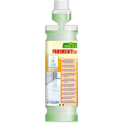Detergente superconcentrato pavimenti Verde Eco 5C 1 litro